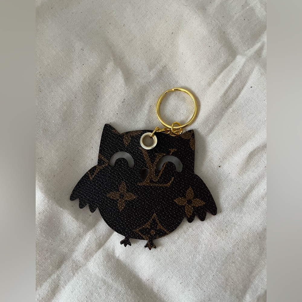 Conversion Monogram Brown Owl Keychain/ Bag Charm - image 3